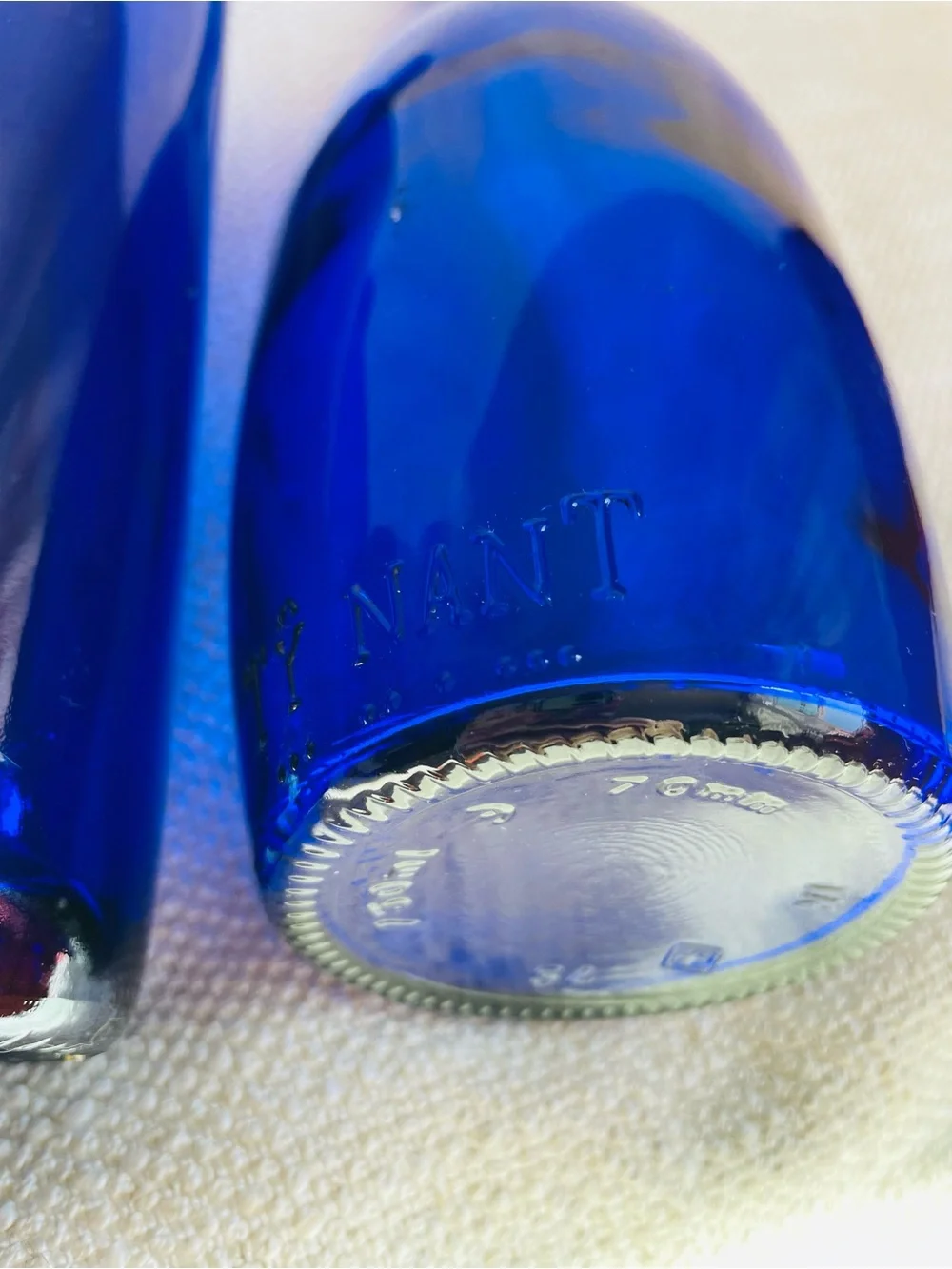 Vintage cobalt blue